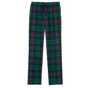 Old Navy Flannel Green Blue Plaid Flannel Pajama Lounge Pants Womans XXL JJ3424